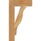 Ekena Millwork Funston Block Rough Sawn Bracket, Western Red Cedar, 4"W x 16"D x 28"H BKT04X16X28FST05RWR - alternate 2